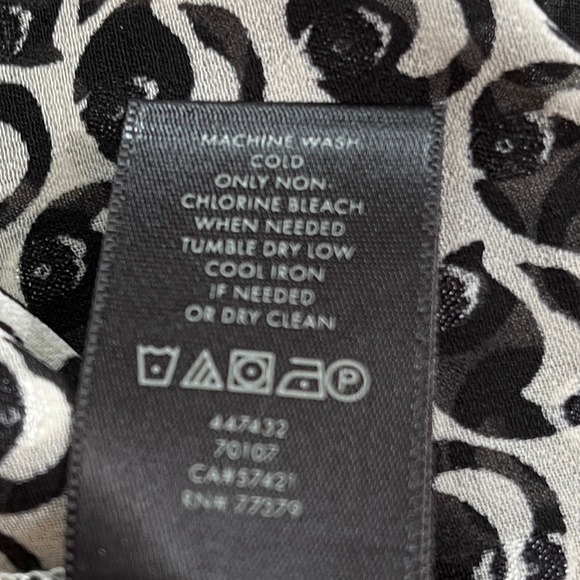 Ann Taylor Tunic/Blouse - Size L -Black and White - Picture 14 of 14